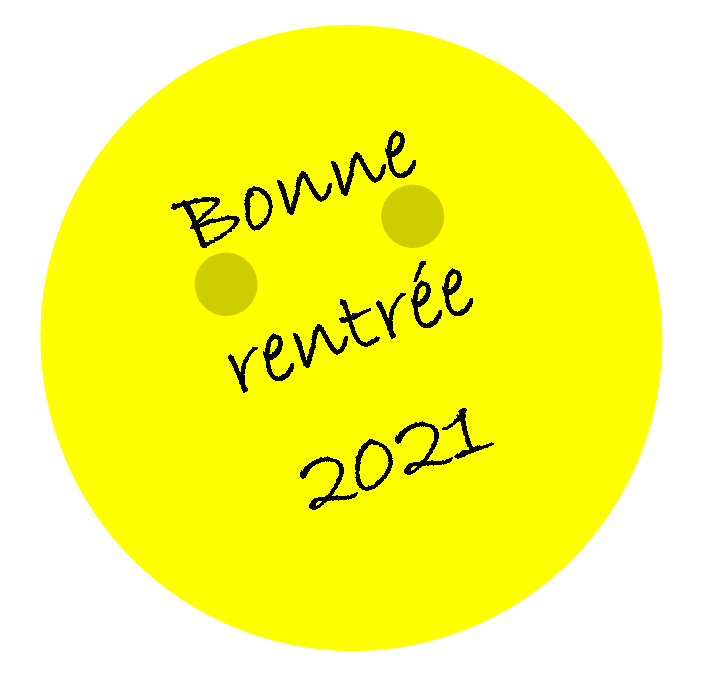 Bonne rentrée 2021 !